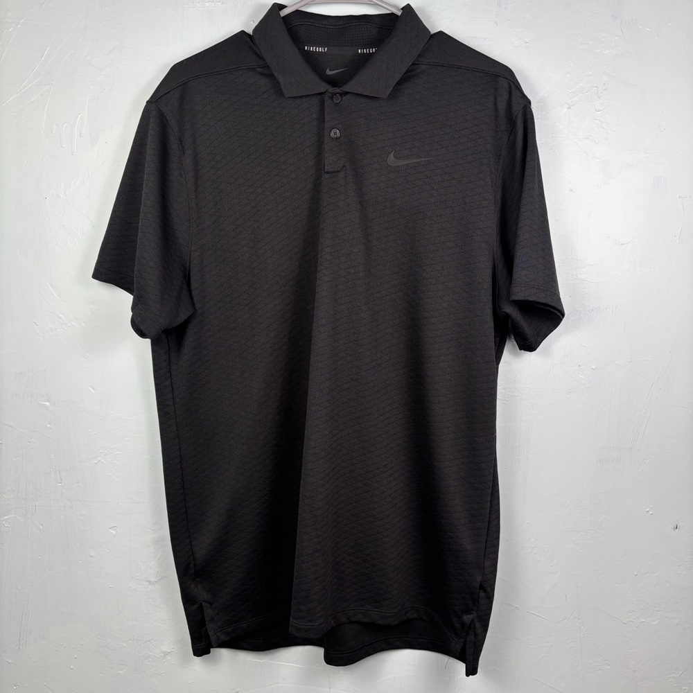 Nike Golf Dri-Fit Men's Black Polo Shirt
